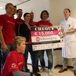 €15.000 opgehaald voor dagbehandeling oncologie