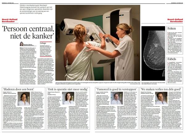 Noordwest Oncologisch centrum opent een borstkliniek